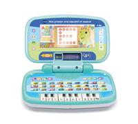 VTech - Mon Premier Ordi Éducatif et Musical, Ordinateur Portable Enfant avec Écran Animé, Clavier ABC, Poignée de Transport et 7 Jeux Éducatifs, Cadeau Enfant de 2 Ans à 5 Ans - Contenu en Français