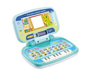 VTech Mon Premier Ordinateur de Musique, Ordinateur interactif pour Enfants, Ordinateur avec 4 Applications/Jeux, poignée Pratique, Jeu Enfant avec Clavier ABC, Langue Italienne, Piles incluses, 2-5