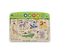 VTech Jouet en bois interactif – Mon Premier Puzzle des Animaux – FSC®
