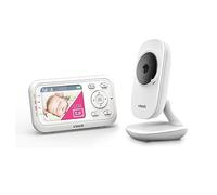 Vtech Moniteur bébé VM3255 - Babyphone vidéo avec caméra Mobile - Son Clair, écran Couleur LCD 2,8" et Fonction Vision Nocturne - avec Fonction interphone, berceuses et Sons