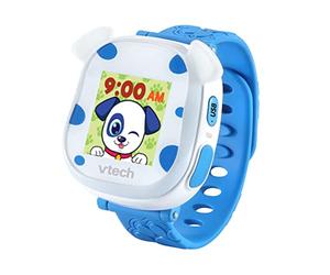 VTech My First Kidiwatch Montre pour Animaux de Compagnie pour Enfants à partir de 3 Ans Version ESP Blanc/Bleu