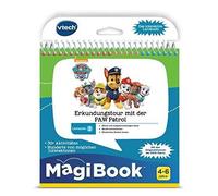 VTech MagiBook Niveau 2 - Exploration avec Le Livre éducatif Paw Patrol Multicolore pour Enfant 4 à 6 ans, Inclus: Livre éducatif