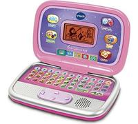 VTech - Ordi Genius Kid Rose, Ordinateur Enfant avec Écran Rétroéclairé, 20 Activités et Jeux Évolutifs, Jouet Éducatif, Cadeau Enfant de 3 Ans à 7 Ans - Contenu en Français