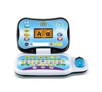 VTech Ordinateur portable pour enfant Ordi Genius Pro – Écran rétroéclairé, souris, 20 jeux – Noir