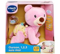 VTECH BABY - Ourson, 1,2,3 Suis-Moi - Rose