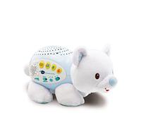 VTech - Ourson Dodo Nuit Étoilée, Veilleuse Bébé Musicale, Projection Lumineuse au Plafond, Musique Douce, Berceuses, Histoires et Sons de la Nature, Cadeau de Naissance - Contenu en Français