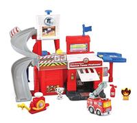 VTech - Parc de Pompiers TutTut Bolides, Circuit de Voiture interactif, Jeu de Jouet, avec Camion de Pompiers, Cadeau pour Enfants à partir de 1 an, Version ESP