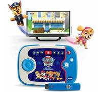 VTech - Pat' Patrouille, ABC Smile TV, Ma Première Console TV Éducative, Console de Jeux et d'Apprentissages avec Manette sans Fil, Clé HDMI, Cadeau Enfant de 3 Ans à 7 Ans - Contenu en Français