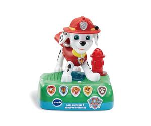 VTech - Pat' Patrouille, Lumi-Conteuse à Histoires de Marcus, Boîte à Histoires Veilleuse, Jouet Interactif et Musical Paw Patrol avec 4 Jeux, Cadeau Enfant de 3 Ans à 7 Ans - Contenu en Français