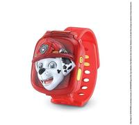 VTech Paw Patrol Montre Interactive de Marshall, pour Enfants avec 4 Jeux, écran Couleur, avec Voix de Ryder, Fonction réveil et minuterie, Langue Italienne, Piles incluses, 3-7 Ans