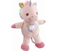 VTech Peluche Licorne Mignonne pour Nouveau-né et Tout-Petits, Jouet Musical avec Sons et Phrases, Jouet sensoriel pour bébé, Cadeau de Noël pour bébés de 0 Mois à 2 Ans
