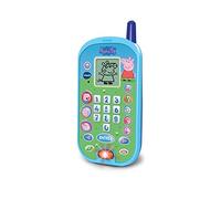 VTech - Peppa Pig, Le Smartphone Éducatif, Téléphone Portable Enfant avec Écran Rétroéclairé, 4 Jeux, Jouet Interactif, Cadeau Enfant de 2 Ans à 5 Ans - Contenu en Français