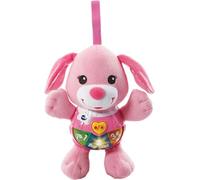 VTech Petit Chiot Chantant Bébé Éducatif Clip sur Berceau Poussette Landau Jouet Interactif Doux Apaisant pour 3 6 12 Mois Garçon Fille