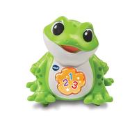VTech - Pop, Ma Grenouille Hop Hop, Animal Interactif Qui Parle, Chante et Saute, Motricité Bébé, Jouet d'Éveil Musical, Cadeau Enfant Dès 1 an - Contenu en Français
