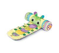 VTech - Rouleau d'Éveil Musical 3 en 1, Coussin de Jeu Sensoriel et Évolutif, Jouet d'Activité et de Développement, Hochet, Miroir et Anneau de Dentition, Cadeau Bébé Dès 3 Mois - Contenu en Français