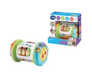 VTech Rouleau Tam Tam - 3 en 1, Rouleau Multifonction pour Enfants, 3 Modes de Jeu, Piano pour Enfants, motricité Fine et Globale, capteur de Mouvement, Langue Italienne, Piles incluses, 9-36 Mois