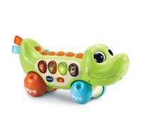 VTech - Rouli Croco Rigolo, Crocodile à Faire Rouler, Jouet d'Éveil Musical et Sensoriel, Animal Interactif, Cadeau Bébé Dès 6 Mois - Contenu en Français