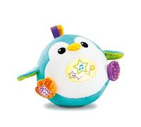 VTech - Rouli'Pingouin Balle Magique - Peluche Interactive Bébé Qui Répète, Saute et Roule - Balle Éveil Musical, Pingouin Jouet Sensoriel - Cadeau Bébé Dès 1 an - Contenu en Français