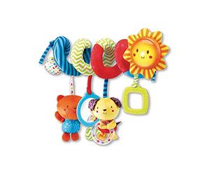 VTech - Spirale Musicale des P'tits Copains, Jouet pour Poussette et Siège Auto - Version FR