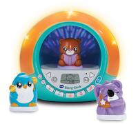 VTech - Story'Clock Bleu Ma Conteuse-Réveil - Veilleuse Réveil Éducatif Jour/Nuit - Coach Sommeil Enfant - Boîte à Histoires, 3 Figurines et Projections - Cadeau Enfant Dès 3 Ans - Contenu en Français