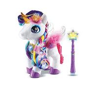 VTech – Peluche licorne interactive Styla Ma Licorne Maquillage Magique – Dès 4 ans – Version FR