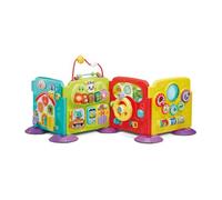 VTech - Super Centre d'Activités Modulable - Jouet Interactif 4 en 1, Motricité Bébé - Cube d'Activité Évolutif avec Trieur de Formes et Jeux d'Éveil - Cadeau Bébé Dès 6 Mois - Contenu en Français