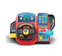 VTech - Super Console Turbo Pilote, Simulateur de Conduite avec Écran Couleur et Tableau de Bord, Courses de Voitures, Apprentissages et Jeux, Cadeau Enfant de 3 Ans à 8 Ans - Contenu en Français