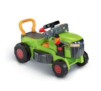 VTech - Super Tracteur Magi Tondeuse Vert - Porteur Pousseur Bébé 3 en 1 - Tracteur Tondeuse Enfant - Jeu Évolutif - Jouet d'Éveil et de Motricité Enfant - Cadeau Bébé Dès 1 an - Contenu en Français