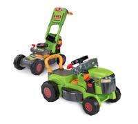 VTech - Super Tracteur Magi Tondeuse Vert - Porteur Pousseur Bébé 3 en 1 - Tracteur Tondeuse Enfant - Jeu Évolutif - Jouet d'Éveil et de Motricité Enfant - Cadeau Bébé Dès 1 an - Contenu en Français