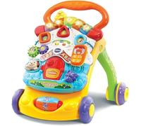 VTech - Super Trotteur Parlant Bébé Pliable Orange, Tableau d'Éveil Détachable, Jouet d'Activité et de Développement, Apprentissage de la Marche, Cadeau Bébé Dès 9 Mois - Contenu en Français