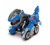 VTech Switch and Go Dinos RC T-Rex - Transformateur de Voiture Dino avec télécommande - Jouet 2 en 1 avec Dinosaures, Sons et Effets Lumineux - d'une seule touche - pour Enfants de 3 à 8 Ans