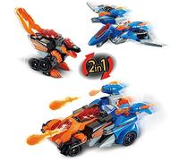 Vtech Switch and Go Dinos Spinosaurus et Ptérodactylus - Transformateur de Voiture Dinosaure - Jouet 2 en 1 avec Voix de Dinosaure, Sons et Effets Lumineux - pour Enfants de 3 à 8 Ans