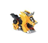 VTech - Switch & Go Dinos, Dinosaure Sonore Molops, Le Super Tricératops, Jouet 2 en 1 Transformable en Bulldozer, Cadeau Enfant Dès 4 Ans - Contenu en Français