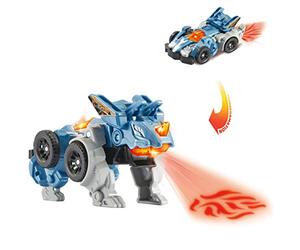 VTech- Switch & go Dinos Pincho, el tricerátops. Dinosaurio transformable en vehículo, Color (3480-542922)