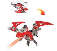 VTech- Switch & Go Dinos Sky, el pteranodonte. Dinosaurio transformable en vehículo, Color rojo (3480-197322)