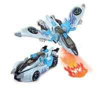 VTech Switch&Go Dinosaure Transformable Interactif, Voie Ptérodactyle, Bolide de Course, Dinosaure et Véhicule avec Lumières et Sons, Version ESP