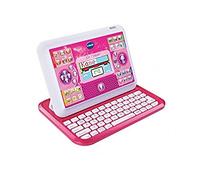 Vtech Tablette 2 en 1 Rose - Ordinateur Portable et Tablette en Un - avec 80 Jeux éducatifs dans de Nombreuses catégories - pour Apprendre l'allemand, Les mathématiques anglaises, etc. - pour Les