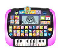Vtech Tablette d'apprentissage et de Musique pour bébé - Tablette parlante Musicale avec 12 activités d'apprentissage et Cadre Lumineux - pour Apprendre Les Mots, Les Lettres, Les Chiffres - pour Les