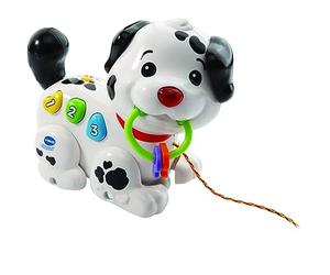 VTech Tache - 1,2,3, Chante et Marche avec Moi, Chien Jouet Marche, Chien Jouet avec Laisse, 3 chansons et 20 mélodies, Langue Italienne, Piles incluses, 12-36 Mois