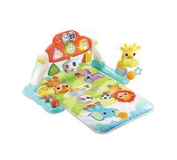 VTech - Tapis d'Éveil Baby Sport 4 en 1, Tapis d'Éveil et de Jeux Musical et Évolutif, Jouet d'Activité et de Développement, Hochets, Haltères Factices, Cadeau de Naissance Bébé - Contenu en Français