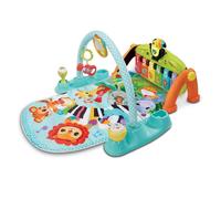 VTech - Tapis Tap Tap Piano Évolutif 5 en 1 - Tapis d'Éveil avec Arche d'Éveil, Piano Bébé Lumineux et Hochets - Jeu Musical et Évolutif - Motricité Bébé - Cadeau de Naissance - Contenu en Français