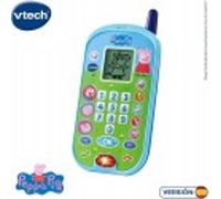 VTech - Téléphone de Peppa Pig, Mobile électronique interactif, Voix de tous les personnages de la famille Peppa Pig VTECH Tranche d'âge : +2 ans