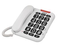 VTech Téléphone Filaire Larges Touches pour Les séniors Con Cable Con dígitos parlantes y botón Grande, indicador Visual de Timbre, marcación rápida, altavoz | SA3100
