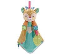 VTech - Tifan, Mon Doudou Berceuses, Doudou Peluche Bébé avec Attache Tétine et Anneau de Dentition, Musique Douce et Sons Apaisants, Lavable en Machine, Cadeau de Naissance - Contenu en Français