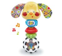 VTech Hochet Chien Toby Lumières et sons Texture spéciale pour bébé