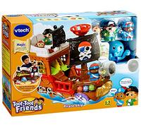 VTech Toot-Tut Friends Kingdom Bateau pirate Jouet pour bébé | Jouet interactif pour jeu imaginatif | Jouet pirate pour garçons et filles de 1, 2, 3 ans et plus, 16,5 x 45,8 x 35 cm