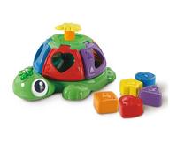 VTech - Tortue Tours et Surprises, Figurine avec emboîtables, Jouets à empiler et à Enfiler, pour bébés à partir de 12 Mois, Version ESP