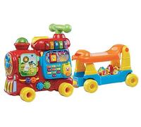 VTech Train ABC pour bébé - Véhicule à Toboggan ou Chariot et Plateau de Jeu avec Chiffres, Lettres, Couleurs, Animaux et Musique - pour Enfants de 12 à 36 Mois