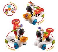 Porteur Trottinette Mon Zèbre Rigolo 3 en 1 VTECH BABY - Noir & Blanc - Parlant et Musical
