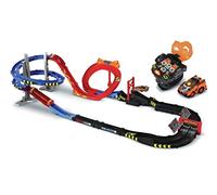 VTech - Turbo Force - Méga Circuit Super Loop + Montre Voiture, Circuit Voiture Enfant avec Voiture télécommandée et Montre - Version FR